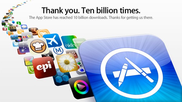 Les ventes sur l'AppStore ont atteint 10 milliards de dollars en 2013